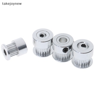 [takejoynew] รอกไทม์มิ่ง 16T 20T GT2 แกน 5 6.35 8 มม. สําหรับสายพานเครื่องพิมพ์ 3D Reprap KLB 2 ชิ้น