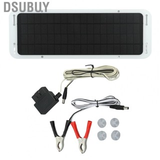 Dsubuy Solar Panel Kit 12V 5W Easy Installation Efficient Portable for Boats Outdoor Tractors Motorcycles