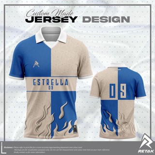 Jersey RETRO COLLAR BAJU JERSEY ESTRELLA ปี 2023