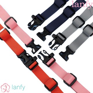 LANFY สายคล้องกระเป๋าเป้สะพายหลัง กันลื่น หัวเข็มขัด ปรับได้ สําหรับเด็ก