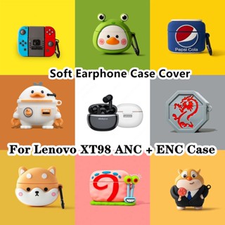 【Trend Front】เคสหูฟัง แบบนิ่ม ลายการ์ตูน สําหรับ Lenovo XT98 ANC + ENC Lenovo XT98 ANC