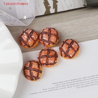 (Takashiflower) ขนมปังจิ๋ว 1:12 อุปกรณ์เสริม สําหรับบ้านตุ๊กตา ห้องครัว 5 ชิ้น