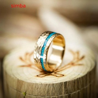 【Simba】แหวนโลหะผสม หรูหรา สําหรับผู้หญิง