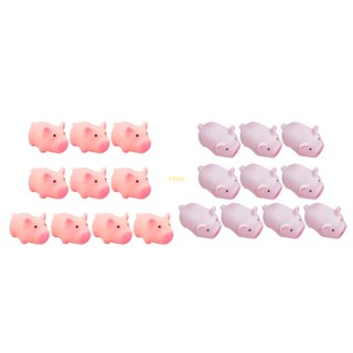 ของเล่นอาบน้ํา รูปการ์ตูนหมูน่ารัก ขนาดเล็ก สีชมพู