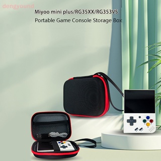 Dengyound Miyoo Mini Plus เคสสีดํา 3.5 นิ้ว ย้อนยุค วิดีโอเกมคอนโซล กระเป๋ามินิ แบบพกพา ดี