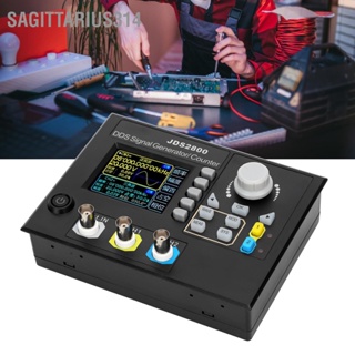 Sagittarius314 JDS2800-15MHz เครื่องกำเนิดสัญญาณฟังก์ชั่น 2.4in LCD DDS แหล่งกำเนิดสัญญาณ Dual Channel AC100-240V