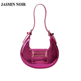 Jasmin NOIR กระเป๋าถือ กระเป๋าสะพายไหล่ แบบหนัง ขนาดเล็ก แฟชั่นสําหรับสตรี