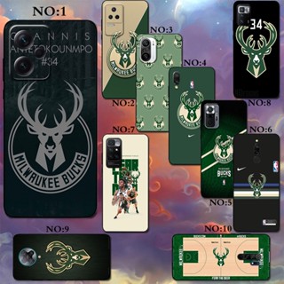 เคสโทรศัพท์มือถือซิลิโคน TPU กันกระแทก ลาย Milwaukee Bucks สําหรับ Xiaomi Redmi 9C NFC 9 9A 9T