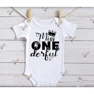 Miss Wonderful Monthly Milestone Onesies สําหรับลูกน้อยของคุณ ต่อชิ้น LZLZ