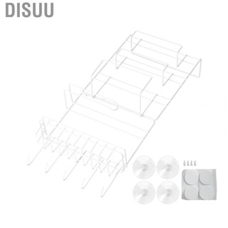 Disuu Storage Rack Iron Durable Side Wall Mounted Fridge Organizer