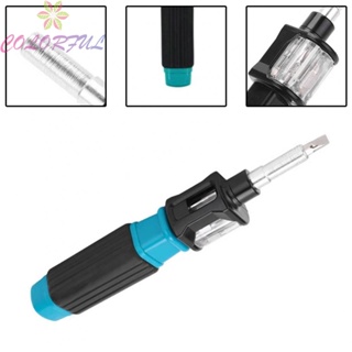 【COLORFUL】Screwdriver Multi-bit Multi-purpose Quick-Change Ratcheting Screwdriver