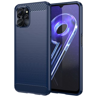 เคสโทรศัพท์ ซิลิโคนนิ่ม TPU คาร์บอนไฟเบอร์ สําหรับ Realme 10T 5G Realme 10T 5G