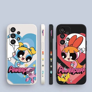 เคสโทรศัพท์มือถือ พิมพ์ลายการ์ตูน The Powerpuff Girls มีลายด้านข้าง สําหรับ Samsung Galaxy A90 A80 A73 A72 A71 A70 A60 A54 A53 A52 A51 A50 A30 S A42 A40 A34 A33 A32 A32 A31 A30 A24 A23 5G