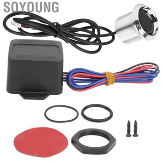 Soyoung Ignition Switch  Small And Portable Engine Start Plastic+alloy Keyless System Push Button Kit for Car Maintenance