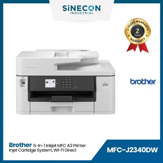 Brother Printer บราเดอร์ MFC-J2340DW เครื่องพิมพ์มัลติฟังก์ชัน อิงค์เจ็ท พร้อมระบบ พิมพ์ 2 หน้าอัตโนมัติ