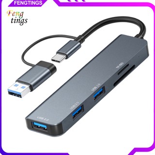 [Ft] 5 in 1 ฮับแยก USB Type-C อุปกรณ์เสริม สําหรับแล็ปท็อป PC