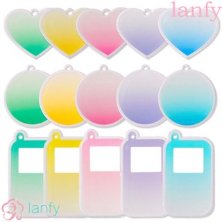 LANFY พวงกุญแจอะคริลิค ทรงกลม ไล่โทนสี แฮนด์เมด DIY