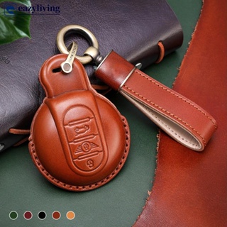 Eazyliving เคสกุญแจรีโมตรถยนต์ หนังวัว สําหรับ BMW MINI COOPER S ONE JCW F54 F55 F56 F57 F60 CLUBMAN C2J7