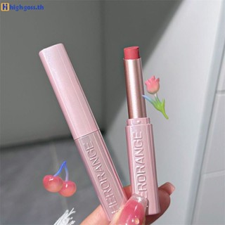 Herorange Romantic Ballet Small Powder Tube Lipstick Set Moisturizing Waterproof Non-fading Makeup Velvet Matte Plain White Lip Balm highgoss.th