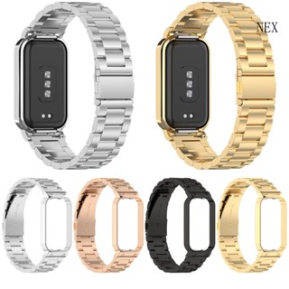 Nex สายนาฬิกาข้อมือ สเตนเลส สําหรับ Redmi Band 2 Classic Metal Wrist Band Bracelet