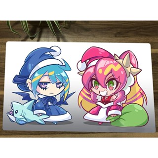 Yu-gi-oh! Playmat Live☆Twin Kisikil ไลฟ์สด☆Twin Lilla TCG CCG แผ่นรองเมาส์เกมการ์ด PC