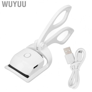 Wuyuu Heated Eyelash Curler 10s Pre Heating Electric Easy Operation