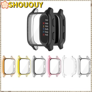 SHOUOUY เคสป้องกัน แบบเต็มรูปแบบ อุปกรณ์เสริม สําหรับ Garmin Venu SQ