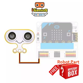 ฟรี🎁ของแถม ! microbit Ultrasonic Sonar Sensor Bit for Arduino Elecfreaks, Distance Sensor for Robotics Coding