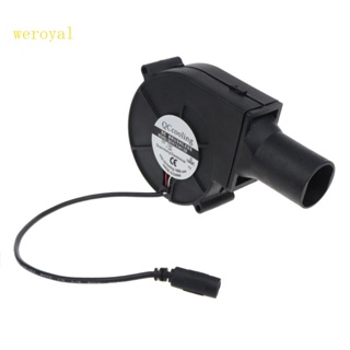 Weroyal เครื่องเป่าเทอร์โบ 12V 4300RPM พร้อมพัดลมแรงเหวี่ยง DC