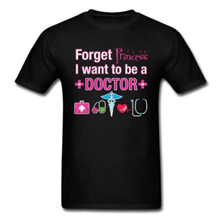 เสื้อยืดผ้าฝ้าย พิมพ์ลาย I Want To Be A Doctor Pink แฟชั่นฤดูร้อน สําหรับผู้ชาย XS-4XL-5XL-6XL