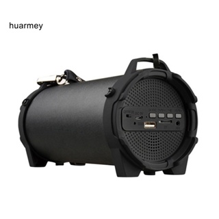 Huarmey ลําโพงสเตอริโอไร้สาย บลูทูธ 5.0 เสียงเบสหนัก แบบพกพา สําหรับกลางแจ้ง