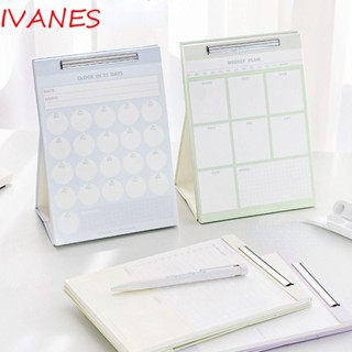 IVANES สมุดโน้ต เครื่องเขียน แบบฉีกได้ ทรงหลวม สําหรับนักเรียน สํานักงาน