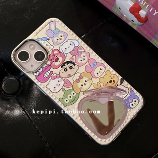 เคสมือถือ ลายหัวใจน่ารัก กันตก สําหรับ Apple 14 Pro Max Iphone 13 12 11 14 Pro 13 Pro 14