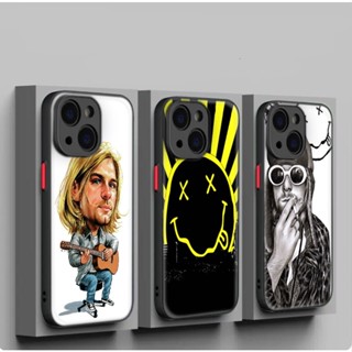 เคสโทรศัพท์มือถือแบบนิ่ม ลาย Nirvana Kurt Cobain P237 สําหรับ iPhone SE SE2 SE3 7 8 Plus XR XS Max 11 Pro Max