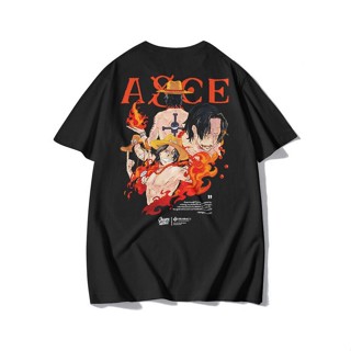 HGJShinranethic Tshirt - Portgas D. Ace / Kaos Anime Manga One Piece [SPECIAL EDITION] เสื้อยืดคุณภาพดี [S-5XL]