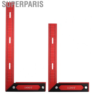 Superparis L Right Angle Ruler  Wear Resistant Woodworking Rust Prevention Accurate Marking for Home Improvement