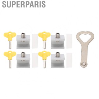 Superparis Windows Safety Locks Wide Application 1 Key Sliding Window Lock for Room