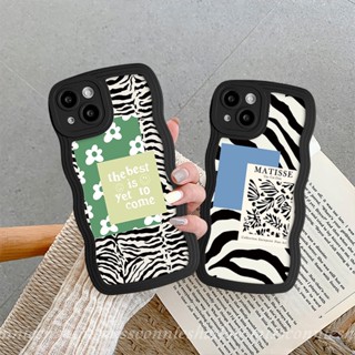 เคสโทรศัพท์มือถือ ลายทางม้าลาย ขอบหยัก สําหรับ Samsung A32 A13 A14 A04 A12 A02s A31 A11 A21s A04s A03s A33 A22 A23 A52 A50 A30s A50s A04E A52s A53 A20 M32 A51 M22