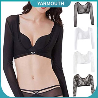 Yyr-- เสื้อคาร์ดิแกนซีทรู เข้ารูป คอวี แต่งลูกไม้ ลายดอกไม้ เซ็กซี่ สําหรับสวมใส่ทุกวัน