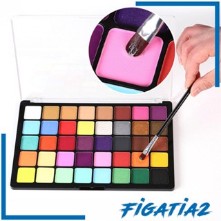 [Figatia2] ชุดพาเลทสีเพ้นท์ร่างกาย 40 สี สําหรับแต่งหน้า เทศกาลดนตรี