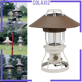 [Colaxi2] โคมไฟ LED ฉุกเฉิน กันน้ํา แบบพกพา สไตล์เรโทร สําหรับตั้งแคมป์ เดินป่า โรงรถ บาร์บีคิว เอาตัวรอด