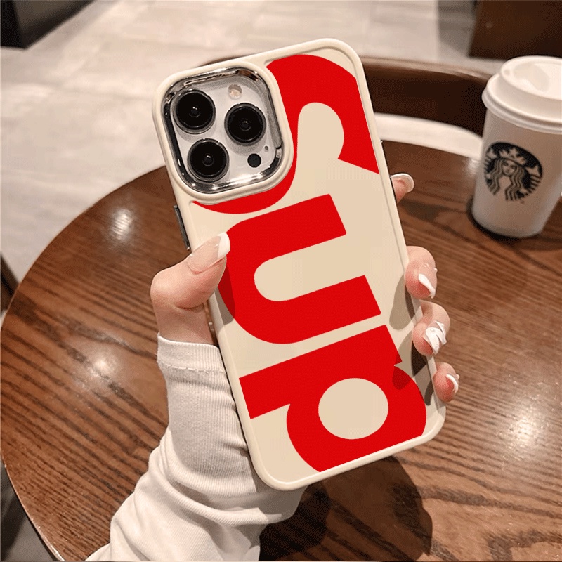Supreme แว่นตากันแดดแมวและสุนัข Manvel spiderman branded luxu สําหรับ iphone 15 14 11 13 12 X XS Pro Max xr Mini xr 7 8 plus วันหยุดอิสระกรอบรูปโลหะกันกระแทกกรณี