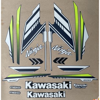 สติกเกอร์กระดาษ ลาย Kawasaki ninja400 2023 คุณภาพสูง สําหรับติดตกแต่งรถจักรยานยนต์ Kawasaki รุ่น NINIA400