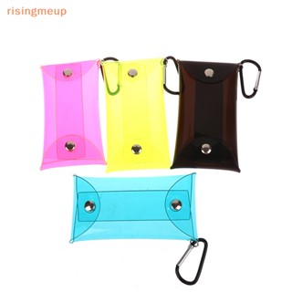 [risingmeup] กล่องเก็บเหรียญ PVC แบบใส แฮนด์เมด