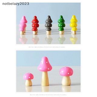 [notbelazy] เห็ดไม้เนื้อแข็งน่ารัก 3 ชิ้น / เซต DIY สําหรับตกแต่งบ้าน สวน [TH]