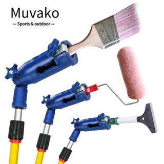 Muvako อุปกรณ์แปรงพลาสติก หลายมุม สําหรับใช้ในการเพดาน