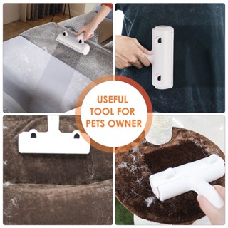 I Home Store ลูกกลิ้งกำจัดขนสัตว์เลี้ยง Lint Brush Fur Remover Roller กำจัดขนสุนัข แมว กำจัดขนสัตว์ To