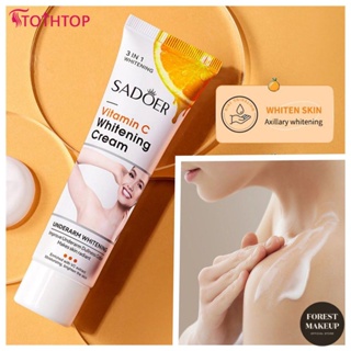 Sadoer Vitamin C Whitening Body Cream Whitening For Underarm Knee Joint Moisturizing Brightening 50g [TOP]