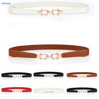 【HODRD】Womens Belt Skinny Belt Solid Color Stretchy Waist Elastic For Women Dress【Fashion】