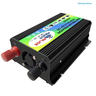 Sys-3000w DC 12V เป็น AC 110V อะแดปเตอร์ชาร์จ USB คู่ ตัวแปลงอินเวอร์เตอร์ไฟฟ้าในรถยนต์